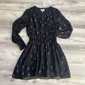 & other stories Black Multicolor Patterned Dress